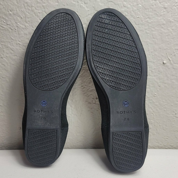 Rothy’s The Point Ballet Slip-on Flats Shoes Black Womens Size 7.5 - Picture 6 of 8